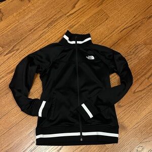 The North Face Black and White Zip-Up Jacket